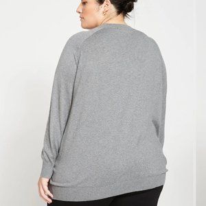 Eco Relaxed Core Sweater Heather Slate